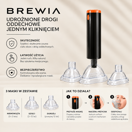 BREWIA™ – Udrożnione drogi oddechowe jednym kliknięciem